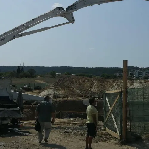 Нулев цикъл на Сграда 2, Виница Гардън — бетонови работи, снимка 3